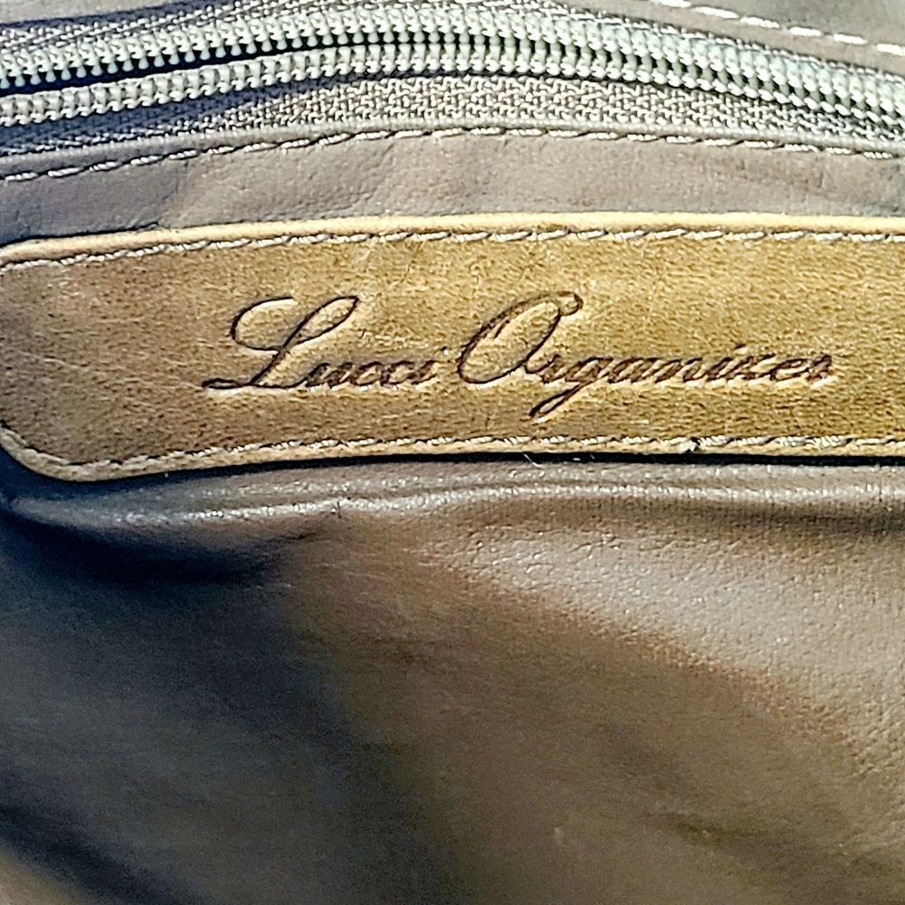 Lucci Organizer Leather Tore Bag - Picture 4 of 6